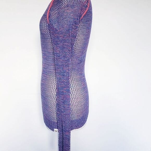 ROXY Purple/Pink Big Knit Sweater - Medium - - Picture 5 of 12